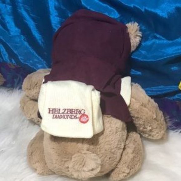 NWT📌Animal Adventure  Helzberg Diamond 2012 "Make a wish" I Am Loved Teddy Bear - Picture 6 of 10